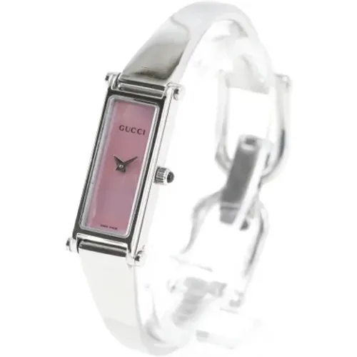 Pre-owned Stainless Steel watches , female, Sizes: ONE SIZE - Gucci Vintage - Modalova