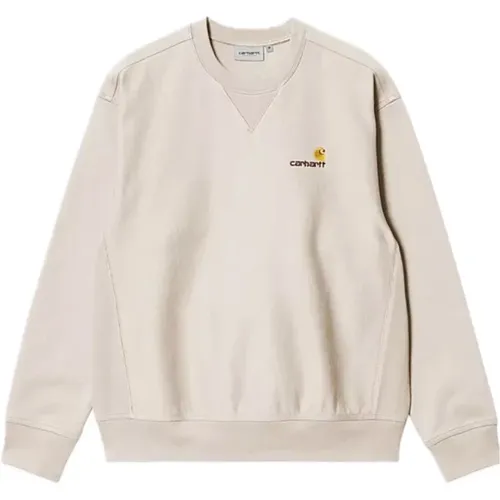 Sweatshirts, male, , Size: XL Script Fleece Sweatshirt - Carhartt WIP - Modalova