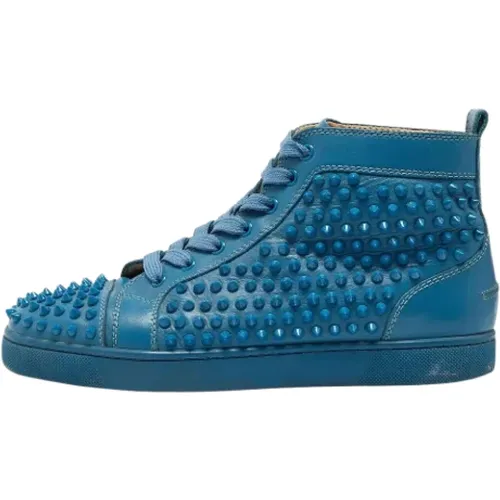 Pre-owned Sneakers, male, , Size: 8 US Pre-owned Leather sneakers - Christian Louboutin Pre-owned - Modalova