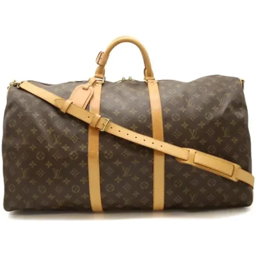 Pre-owned Weekend Bags, female, , Size: ONE SIZE Pre-owned Canvas louis-vuitton-bags - Louis Vuitton Vintage - Modalova