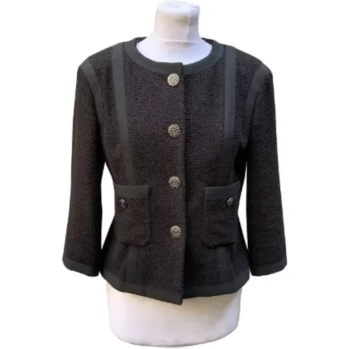 Pre-owned Silk outerwear , female, Sizes: M - Chanel Vintage - Modalova