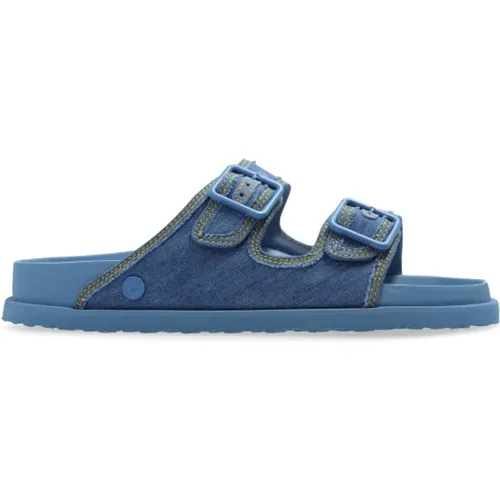 Sliders, male, , Size: 11 US Sandals Arizona Stone Washed - Birkenstock - Modalova