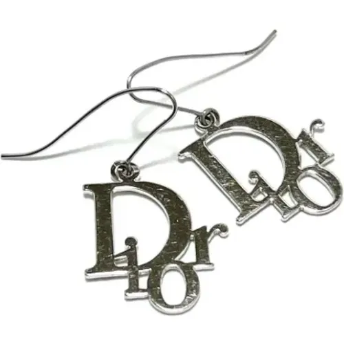 Pre-owned Jewellery, female, , Size: ONE SIZE Pre-owned Metal earrings - Dior Vintage - Modalova