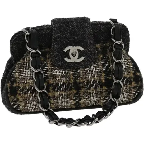 Pre-owned Wool Handbag , female, Sizes: ONE SIZE - Chanel Vintage - Modalova