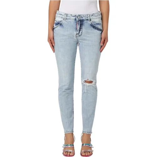 Skinny Jeans , Damen, Größe: XS - Dsquared2 - Modalova