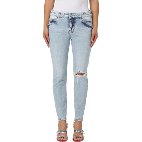 Skinny Jeans , Damen, Größe: 3XS - Dsquared2 - Modalova