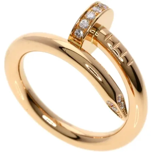 Pre-owned Rose Gold rings , female, Sizes: ONE SIZE - Cartier Vintage - Modalova