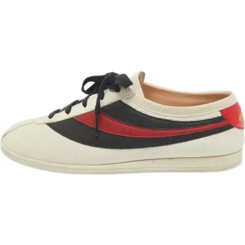 Pre-owned Sneakers, male, , Size: 6 US Pre-owned Leather sneakers - Gucci Vintage - Modalova