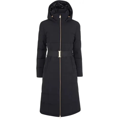 Schwarzer Synthetischer Mantel für Frauen , Damen, Größe: S - YES ZEE - Modalova