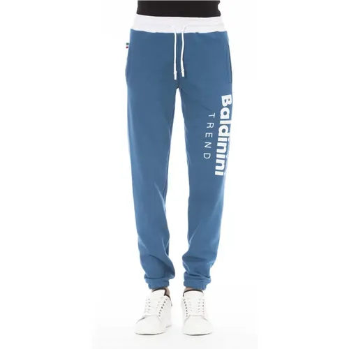 Sweatpants, male, , Size: 3XL Sporty Sweatpants with Drawstring Closure - Baldinini - Modalova