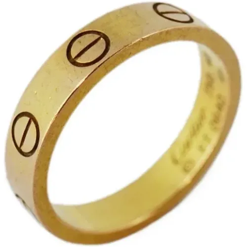 Pre-owned Gold rings , female, Sizes: ONE SIZE - Cartier Vintage - Modalova