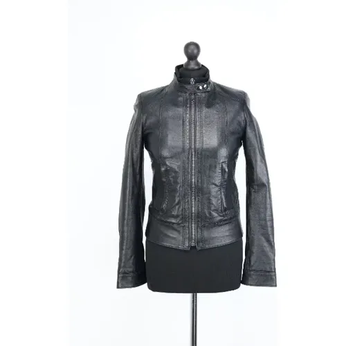Pre-owned Leather outerwear , female, Sizes: M - Dolce & Gabbana Pre-owned - Modalova