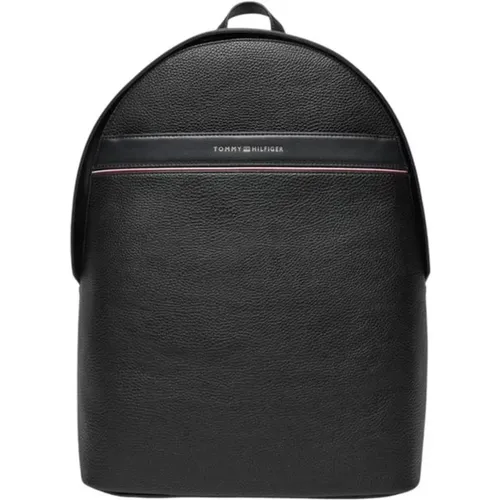 Backpacks, male, , Size: ONE SIZE Polyurethane Polyester Mens Backpack - Tommy Hilfiger - Modalova