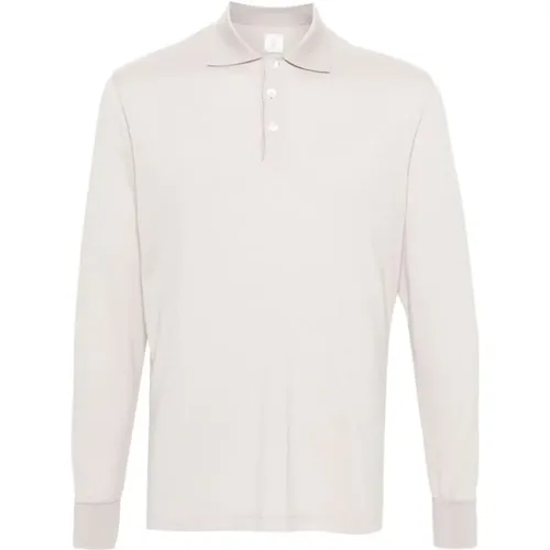 Long sleeve polo shirt , male, Sizes: XL, 3XL, L - Eleventy - Modalova