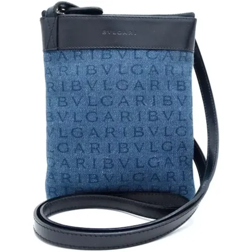 Pre-owned Cross Body Bags, female, , Size: ONE SIZE Pre-owned Fabric shoulder-bags - Bvlgari Vintage - Modalova