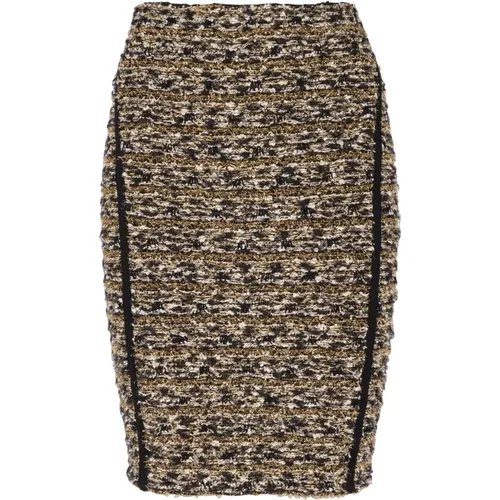 Pencil Skirts, female, , Size: S Lurex tweed skirt - Balmain - Modalova