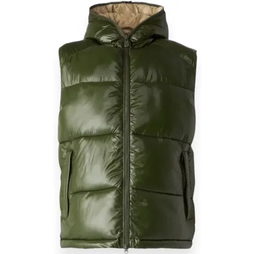 Vests, male, , Size: L Quilted Dexter Gilet for Men - Save The Duck - Modalova