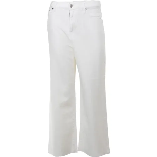 Wide Leg Cropped Jeans , female, Sizes: W30 - Roy Roger's - Modalova