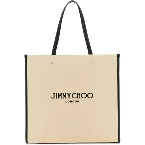 Sand Canvas Tote Tasche Jimmy Choo - Jimmy Choo - Modalova