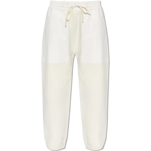 Sweatpants, female, , Size: L Panelled Sweatpants - Moncler - Modalova