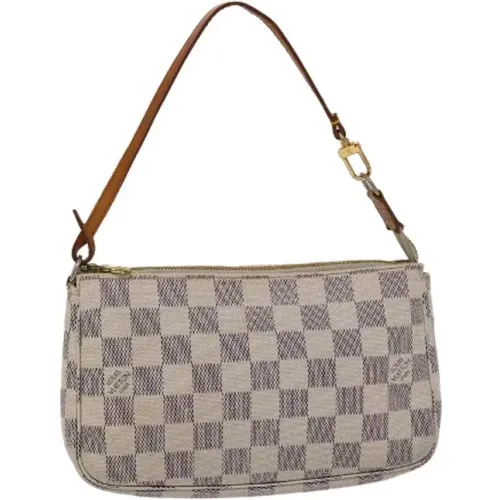 Pre-owned Shoulder Bags, female, , Size: ONE SIZE Pre-owned Canvas Shoulder Bag - Louis Vuitton Vintage - Modalova