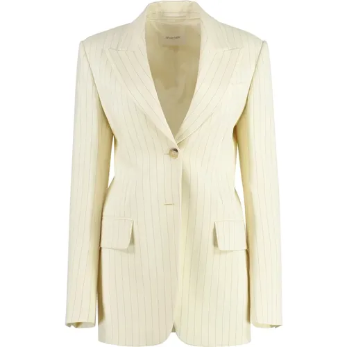 Blazers, female, , Size: S Single-breasted two-button jacket - SPORTMAX - Modalova