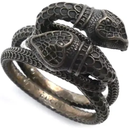 Pre-owned Silver rings , female, Sizes: ONE SIZE - Gucci Vintage - Modalova