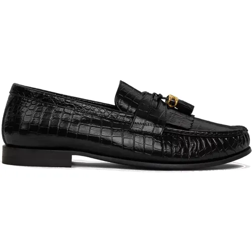 Crocodile Loafer Shoes , female, Sizes: 2 UK, 8 UK - Celine - Modalova
