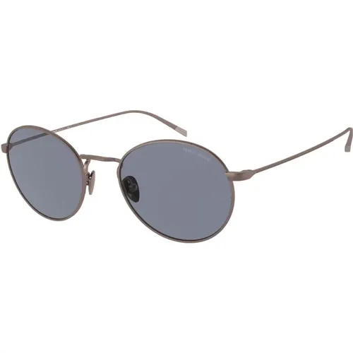 Matte Bronze/Blue Sunglasses AR 6131 - Giorgio Armani - Modalova