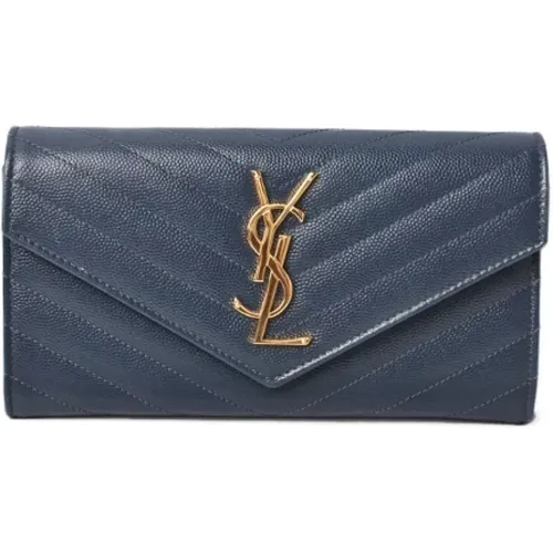 Pre-owned Leather wallets , female, Sizes: ONE SIZE - Yves Saint Laurent Vintage - Modalova