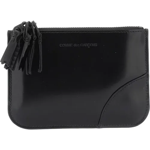 Brushed Leather Multi-Zip Wallet , male, Sizes: ONE SIZE - Comme des Garçons - Modalova
