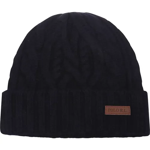 Beanies, male, , Size: ONE SIZE Stylish Beanie Hat for Winter Season - Polo Ralph Lauren - Modalova