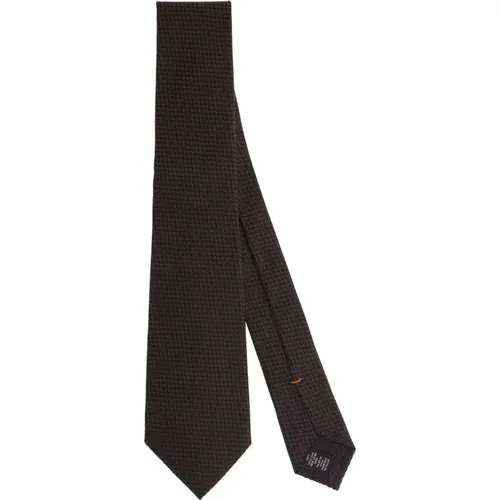 Ties, male, , Size: ONE SIZE Silk Tie 100 Fili - Ermenegildo Zegna - Modalova