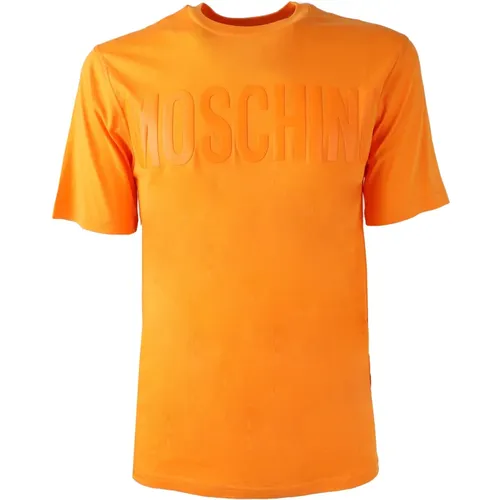 Stylisches Herren T-Shirt mit Einzigartigem Design , Herren, Größe: S - Moschino - Modalova