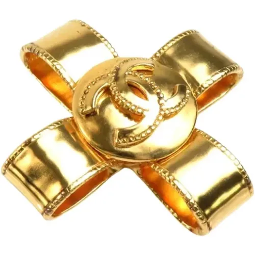 Pre-owned Jewellery, female, , Size: ONE SIZE Pre-owned Metal brooches - Chanel Vintage - Modalova