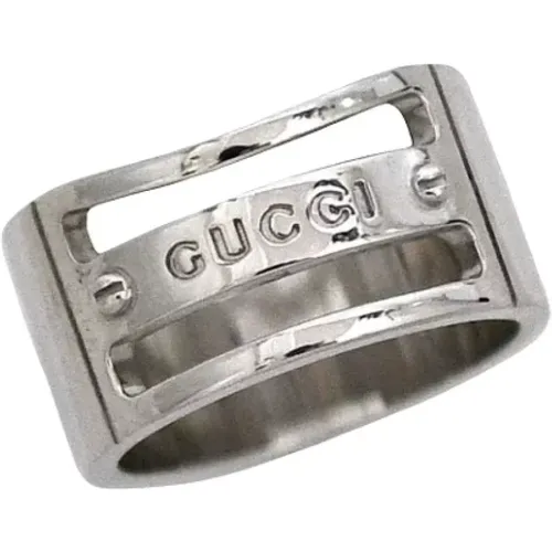 Pre-owned Silber ringe - Gucci Vintage - Modalova