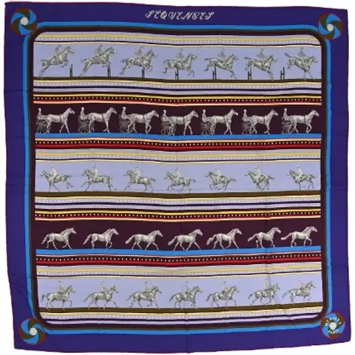 Pre-owned Scarves, female, , Size: ONE SIZE Pre-owned Silk scarves - Hermès Vintage - Modalova