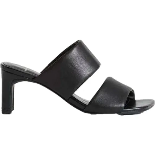 Elegante Schwarze Leder High Heel Mules - Vagabond Shoemakers - Modalova