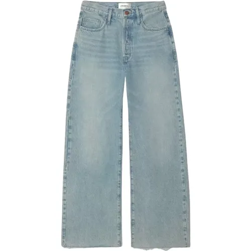 Low Baggy Jeans Daphne Blue Frame - Frame - Modalova