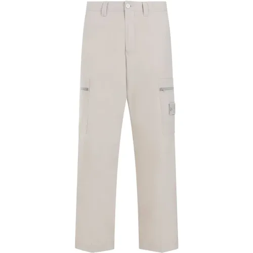 Canvas Weatherproof Pants , male, Sizes: W32, W34, W30, W36, W33 - Stone Island - Modalova