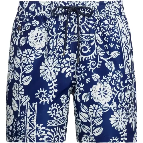 Gemusterte Shorts mit Bindung , Herren, Größe: XL - Ralph Lauren - Modalova