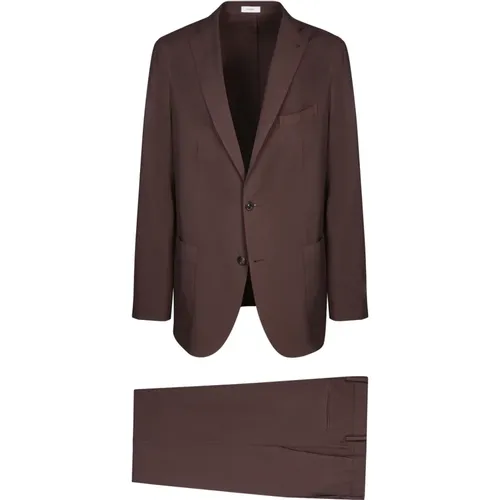 Single Breasted Suits, male, , Size: XL Suit Single-Breasted Cotton Jacket - Boglioli - Modalova