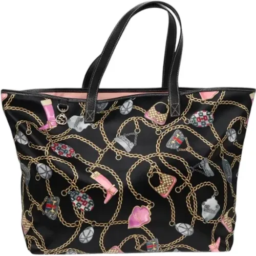 Pre-owned Tote Bags, female, , Size: ONE SIZE Pre-owned Silk totes - Gucci Vintage - Modalova