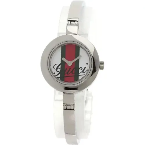 Pre-owned Watches, female, , Size: ONE SIZE Pre-owned Stainless Steel watches - Gucci Vintage - Modalova