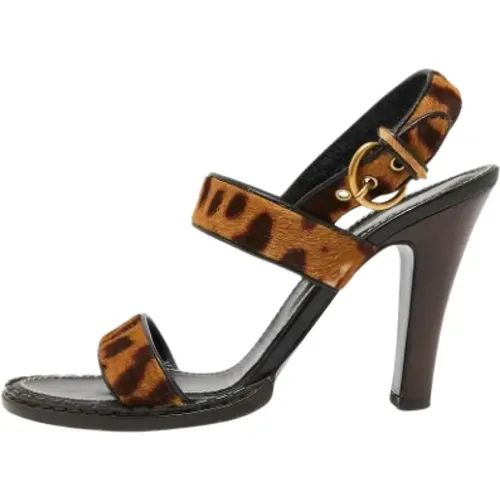 Pre-owned Sandals, female, , Size: 11 US Pre-owned Fabric sandals - Yves Saint Laurent Vintage - Modalova