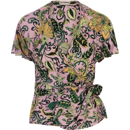 Reversible Garden Paisley Top Pink - Diane Von Furstenberg - Modalova