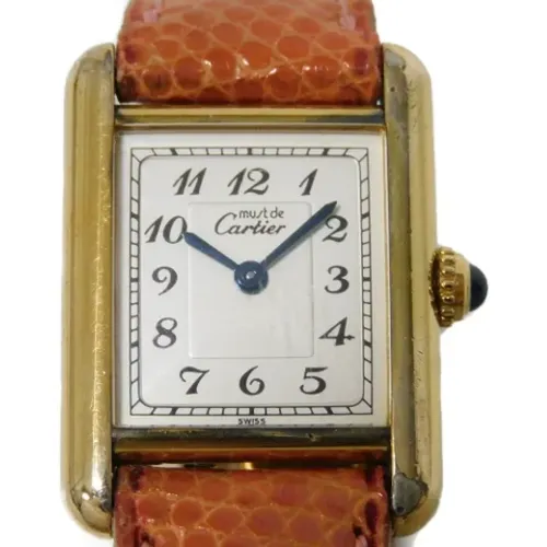 Pre-owned Fabric watches , female, Sizes: ONE SIZE - Cartier Vintage - Modalova