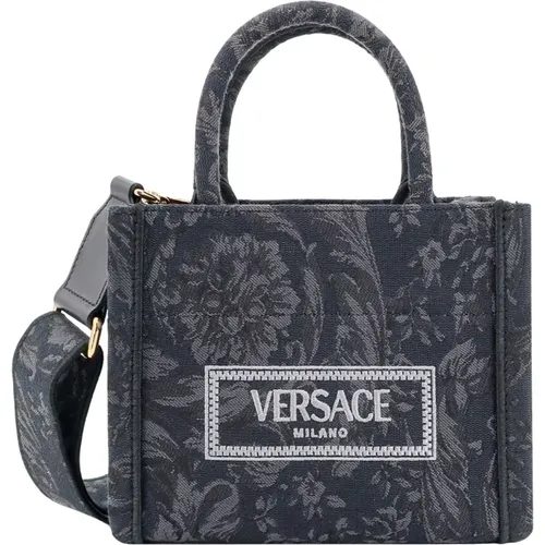 Barocco Jacquard Handtasche Vintage Stil - Versace - Modalova
