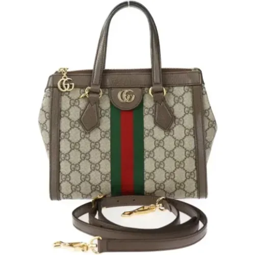 Pre-owned Handbags, female, , Size: ONE SIZE Pre-owned Canvas gucci-bags - Gucci Vintage - Modalova