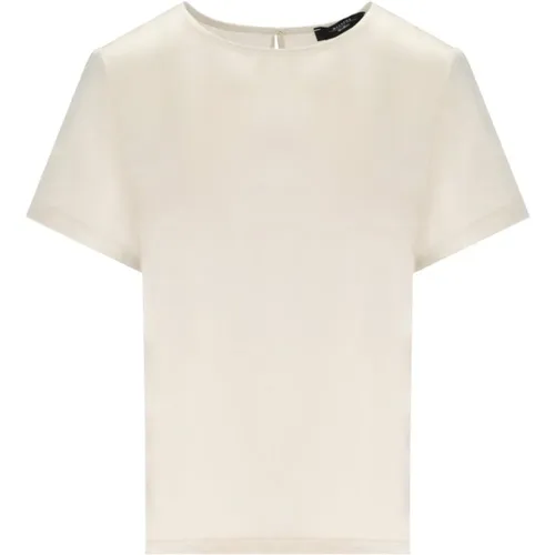 Blouses, female, , Size: XS Satin and Jersey Blouse - Weekend Max Mara - Modalova